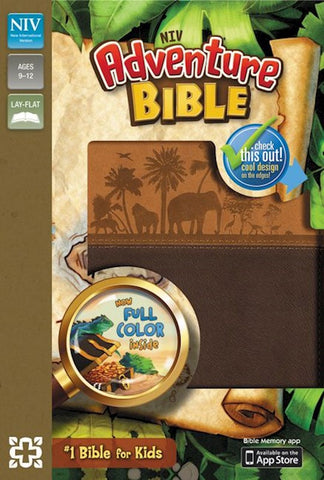 NIV Adventure Bible (Full Color)-Chocolate/Toffee Duo-Tone