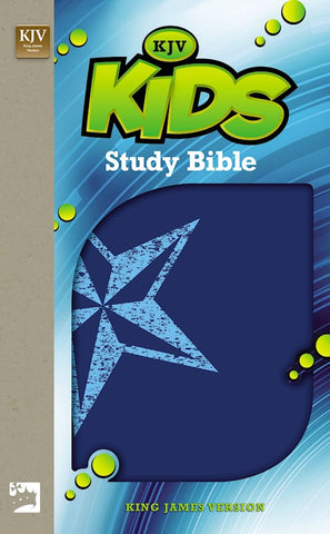 KJV Kids Study Bible- Blue Galaxy Star