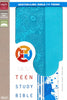 NKJV Teen Study Bible-Caribbean Blue Duotone LIMITED QUANTITIES AVAILABLE