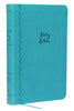KJV Thinline Bible/Large Print (Comfort Print)-Teal Leathersoft Holy Bible