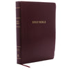 KJV Giant Print Reference Bible (Comfort Print)-Burgundy Leather-flex LIMITED QUANTITIES AVAILABLE