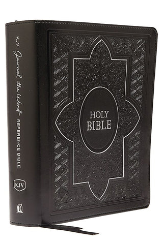 KJV Journal The Word Reference Bible (Comfort Print)-Black Leathersoft LIMITED QUANTITIES AVAILABLE