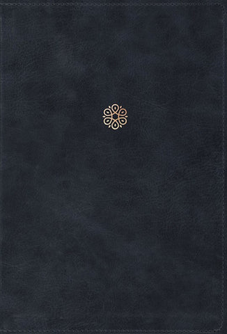 NKJV Woman's Study Bible (Full Color)-Navy Blue Leathersoft Indexed