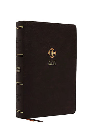 NRSV Catholic Journal Bible (Comfort Print)-Brown Leathersoft Holy Bible