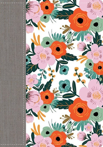 NKJV A Woman After God's Own Heart Bible-Floral SatinTone