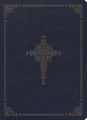 CSB Ancient Faith Study Bible-Navy LeatherTouch Indexed