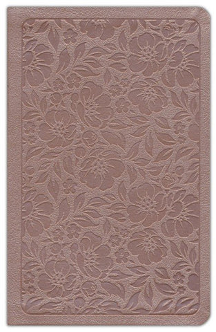 KJV Personal Size Bible-Rose Gold LeatherTouch