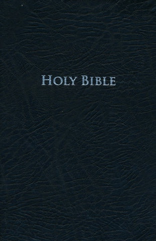 KJV Large Print Study Bible--Black Bonded Leather