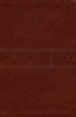 NIV Every Man's Bible-Deluxe Journeyman Edition Burnt Khaki