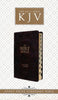 KJV Giant Print Bible-Dark Brown LuxLeather Indexed