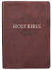 KJV Super Giant Print Bible-Brown LuxLeather