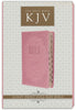 KJV Giant Print Full Size Bible-Pink LuxLeather Indexed
