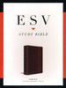 ESV Study Bible/Large Print-Mahogany Trellis Design TruTone