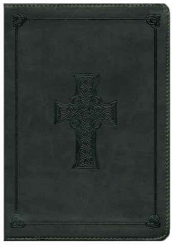ESV Study Bible Imitation Leather, Olive, Celtic Cross Design