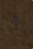 ESV Study Bible-Olive, Celtic Cross Design TruTone Indexed