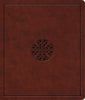 ESV Journaling Bible-Brown Mosaic Cross Design TruTone