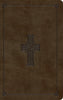 ESV Large Print Personal Size Bible-Olive Celtic Cross Design TruTone - Limited Quantities Available