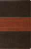 ESV Large Print Personal Size Bible-Forest/Tan Trail Design TruTone
