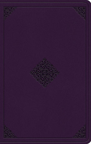 ESV Value Thinline Bible-Lavender Ornament Design TruTone
