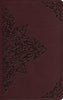 ESV Value Thinline Bible-Chestnut Filigree Design TruTone