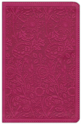 ESV Student Study Bible-Berry Floral Design TruTone