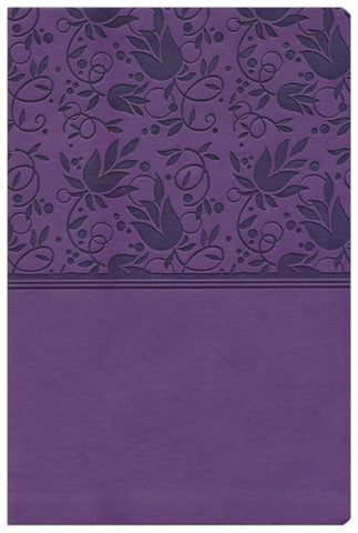 KJV Giant Print Reference Bible Purple Leathertouch