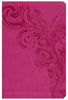 KJV Giant Print Reference Bible-Pink LeatherTouch Indexed