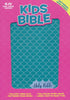 KJV Kids Large Print Bible-Aqua Wave Pattern LeatherTouch