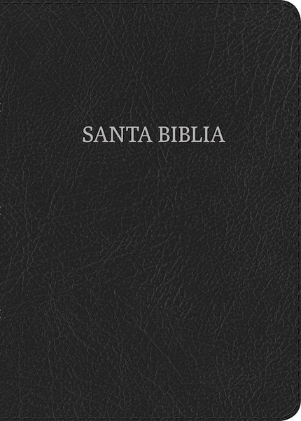 Spanish-RVR 1960 Giant Print Reference Bible-Black Bonded Leather