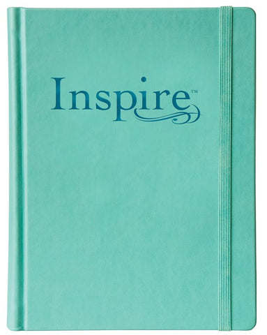 NLT Inspire Bible-Deluxe Teal Hardcover ----- Limited Quantities Available