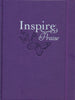 NLT Inspire Praise Journaling Bible-Purple Hardcover Limited Quantities Available