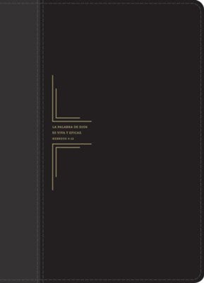 Spanish-RVR 1960 Life Application Study Bible/Large Print-Black LeatherLike (Biblia De Estudio Del Diario Vivir)