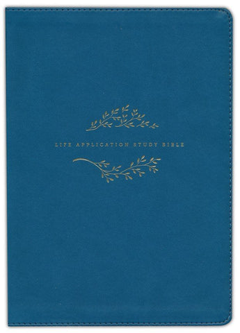 Life Application Study Bible/Large Print (Third Edition) (RL)Indexed-Teal Blue LeatherLike-NLT