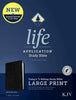 KJV Life Application Study Bible/Large Print (Third Edition)-RL-Black Bonded Leather Indexed