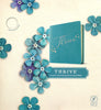 NLT Thrive Bible-Teal Blue w/Rose Gold Hardcover