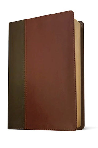 NKJV Life Application Study Bible/Large Print (Third Edition)-Brown/Mahogany LeatherLike