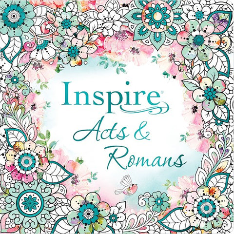 NLT Inspire Bible: Acts & Romans-Softcover Coloring & Creative Journaling Through Acts & Romans