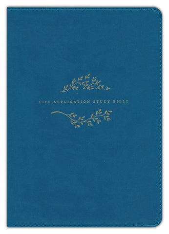 Life Application Study Bible (Third Edition)-RL-Teal Blue LeatherLike Indexed-NLT