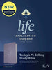 KJV Life Application Study Bible (Third Edition)-RL-Peony Lavender LeatherLike Indexed
