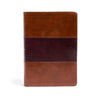 KJV Super Giant Print Reference Bible-Saddle Brown LeatherTouch Indexed