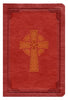 KJV Large Print Compact Reference Bible-Burgundy Celtic Cross LeatherTouch LIMITED QUANTITIES AVAILABLE