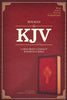 KJV Large Print Compact Reference Bible-Burgundy Celtic Cross LeatherTouch LIMITED QUANTITIES AVAILABLE
