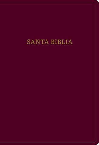 Span-RVR 1960 Super Giant Print Reference Bible (Biblia Letra Super Gigante con Refer)-Burgundy Imitation Leather Index