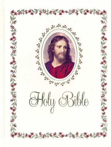 NABRE Signature Edition Large Print Catholic Family Bible - White
