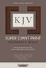 KJV Reference Bible Giant Print Brown Indexed