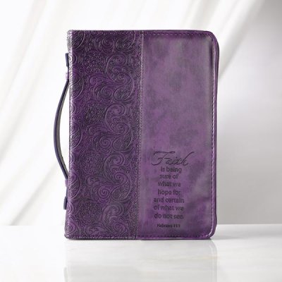 Hebrews Faith Purple Bible Cover