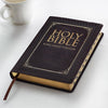 KJV Large Print Thinline Bible-Brown LuxLeather Indexed