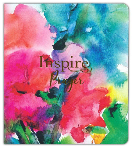 NLT Inspire Prayer Bible-Joyful Colors w/Gold Foil Accents LeatherLike The Bible For Coloring & Creative Journaling