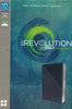 NIV Revolution Bible The Study Bible for Teen Guys-Char Gray and Navy LeatherSoft