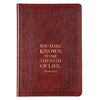 Journal-Slimline LuxLeather-Path Of Life Psalm 16:11